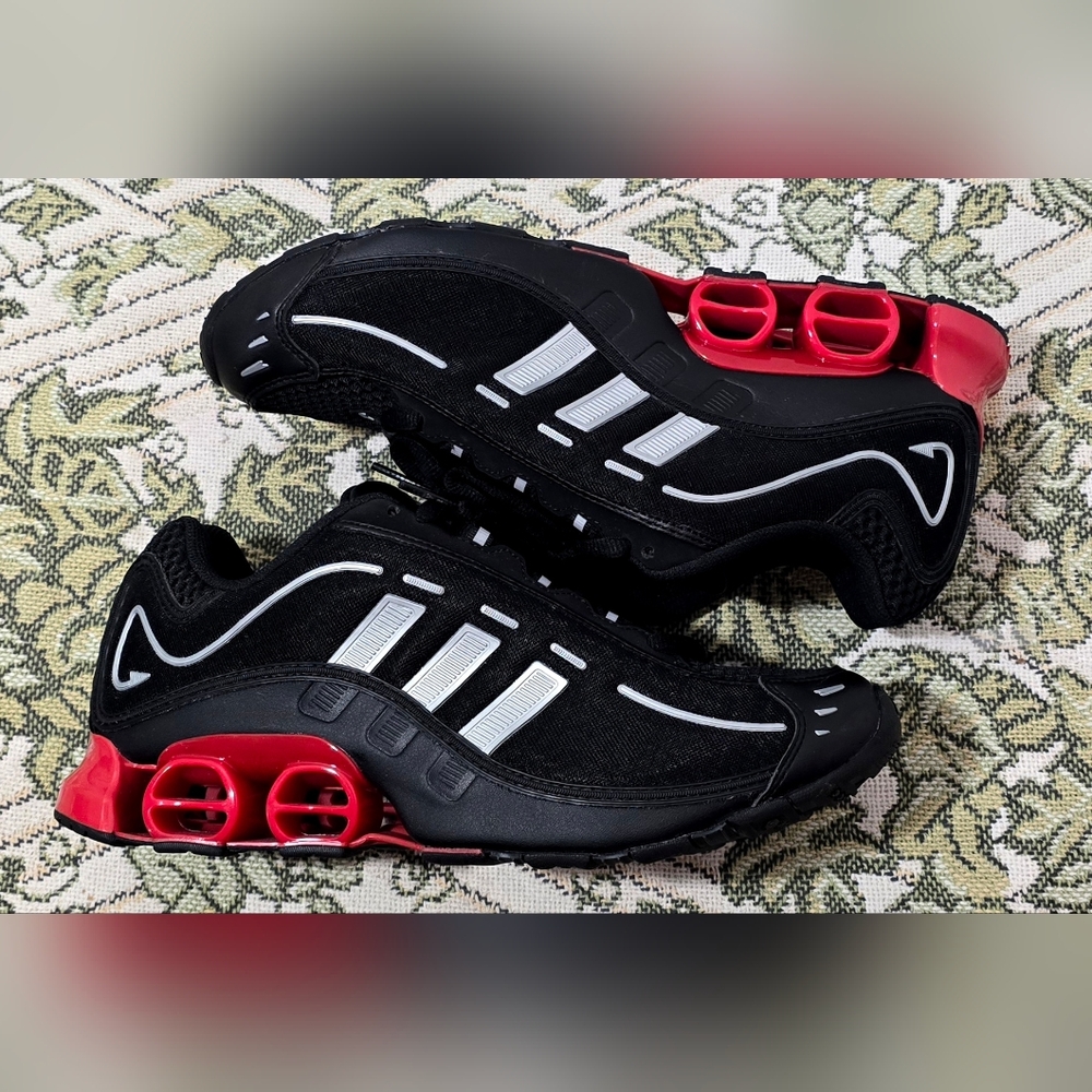 Adidas Black/Red Megaride O1 Shoes JH7925 Sz 11.5